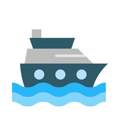 Ship Flat Icon