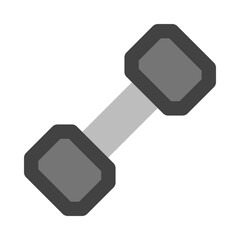 Dumbbell Flat Icon