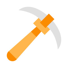 Pickaxe Flat Icon