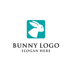 Naklejka premium bunny logo