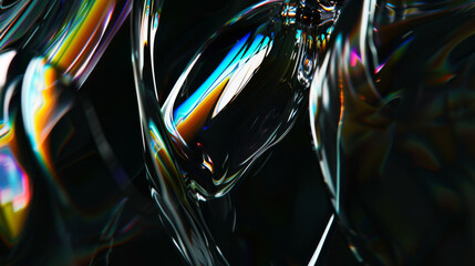 Chroma Mirage: Black Canvas, Disrupted Perception