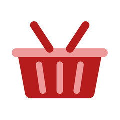 Shopping Basket Flat Icon