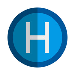 Landing Point Flat Icon