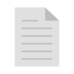 Obraz premium Document Flat Icon