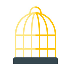 Cage Flat Icon