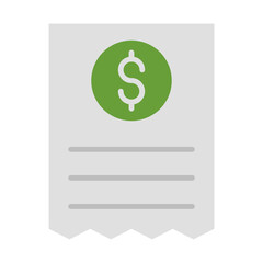 Receipt Flat Icon