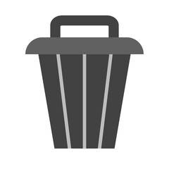 Dustbin Flat Icon