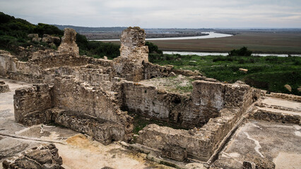 The view of the Lixus Archeological Site in Morocco