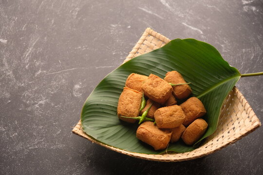 Tahu Sumedang is tofu typical of the Sumedang region, West Java. Made from soybeans. Fried tofu. 