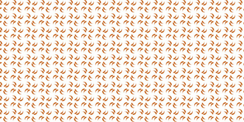 Golden vector floral seamless pattern. Abstract luxury geometric ornamental texture with small flower silhouettes. Gold and white simple ornament in oriental style. Golden seamless pattern.
