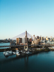 Fototapeta premium View of Anzac Brige