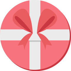 Bowtie vector icon in flat style 