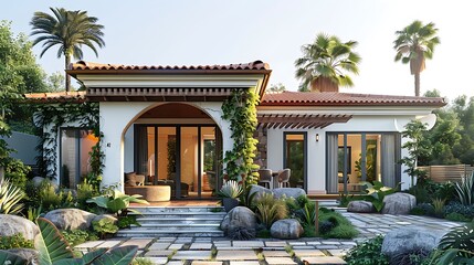 Fototapeta premium 3d rendering of the house