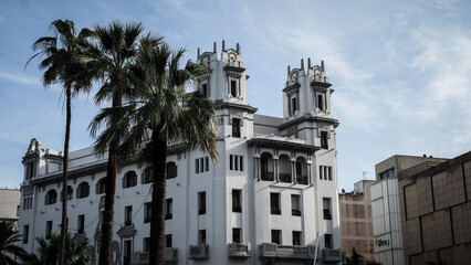 The view of Ceuta, Spanish territory in Northern Africa