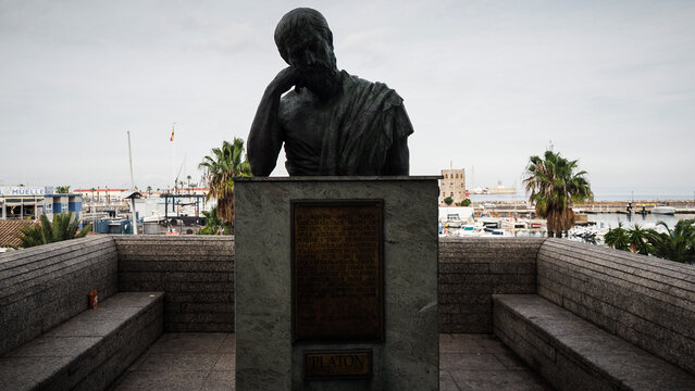 The view of Ceuta, Spanish territory in Northern Africa