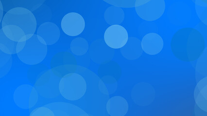 blue bokeh background.Abstract blue soap bubbles pattern.
