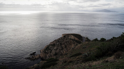 The view of Ceuta, Spanish territory in Northern Africa