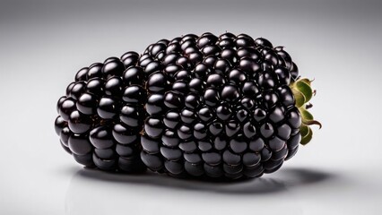 araffe blackberries are on a white surface with a