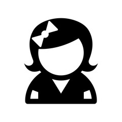 Girl icon vector illustration graphic design