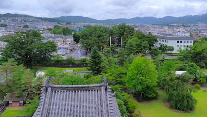 松本城天守閣からの眺め4