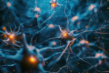 Obraz premium Neuroplasticity allows the brain to adapt and change, enhancing learning and recovery.