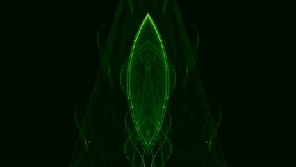 ellipsenförmige leuchtende futuristische Grafik - Netzwerk, Verbindungen, Hintergrund, Reaktion, Elektrizität, Dynamik, Design, surreal, Wissenschaft, Technolgie, schwarz, grün
