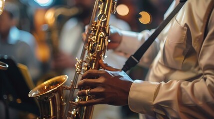 Obraz premium Share your experience of attending a jazz workshop or masterclass.