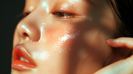 Acne Treatment with Resveratrol Serum on South Korean Woman Highlighting Antioxidant and Anti-Inflammatory Effects