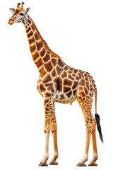 An Giraffe isolated on transparent background