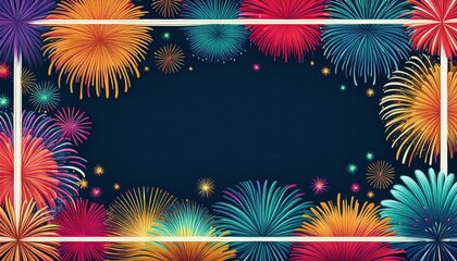 Fototapeta premium 花火 Fireworks