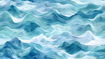 Obraz premium blue wave water abstract