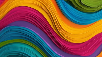 Abstract Fluidity: Vibrant Organic Shapes in Modern Art