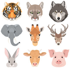 set of animals