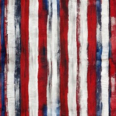 Red, black and white painting, brushstroke, stripe in seamless pattern