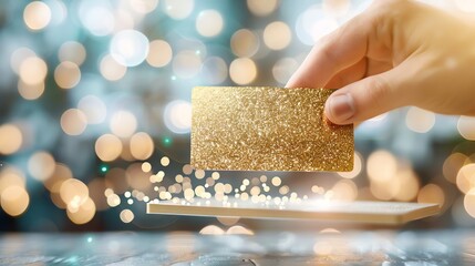 Customer Referral Programs  Digital cards for referral programs with illuminated effects