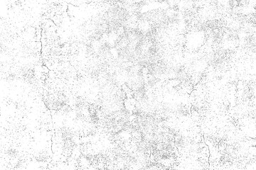 Black texture on white. Worn effect backdrop. Old paper overlay. Grunge background. Abstract pattern. Vector illustration, EPS 10.