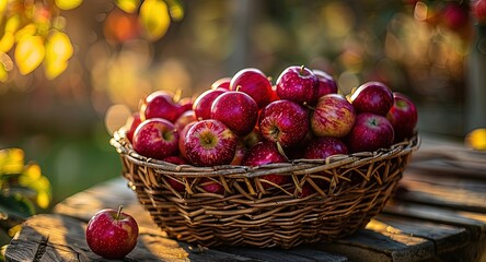 A rustic basket filled with a variety UHD wallpaper
