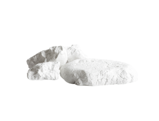 White stone mockup podium product display background.minimal stand presentation