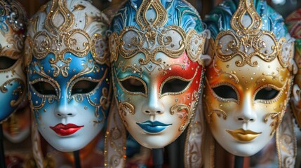 Obraz premium Brazil luxury carnival masks
