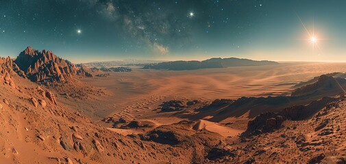 A surreal desert UHD wallpaper