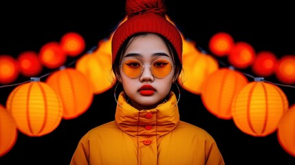 A Gen Z Asian Woman Exploring The Charm Of Phuket Old Town During A Sunny Adventure