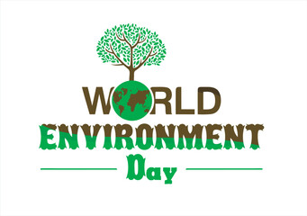 Green world logo or icon design template, Natural and organic Product Vector Icon, World Environment Day. Education and campaigns on the importance of protecting nature.
