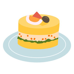 Causa, a typical peruvian food dish