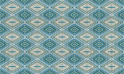 American tribal ethnic native pattern.Traditional Navajo,Aztec,Apache,Southwest and Mexican style fabric pattern.Abstract vector motifs pattern.For fabric,clothing,blanket,carpet,woven,wrap,decoration