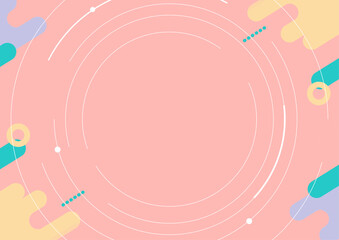 Cute background material Memphis pattern