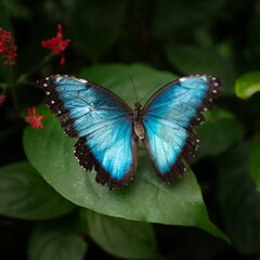 butterfly on leaf