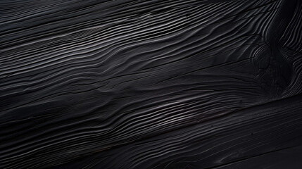 Background with horizontal black wood texture, subtle grain patterns in horizontal lines, clean and elegant