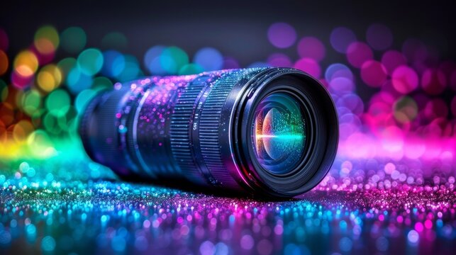 World photography Day Celebrations in Pop Art Style, World Photography Day, Photography Concepts,Creative technology background Pop photography