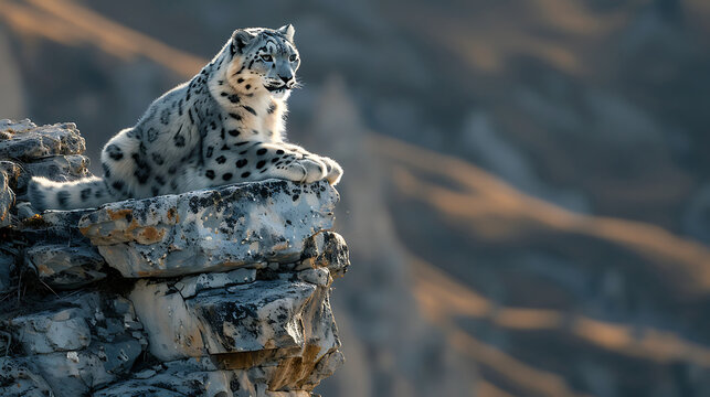 Elusive snow leopard 