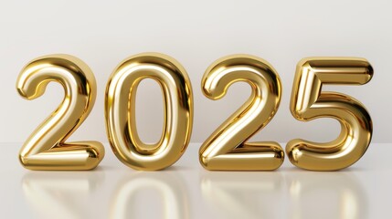 Golden 2025 New Year Celebration